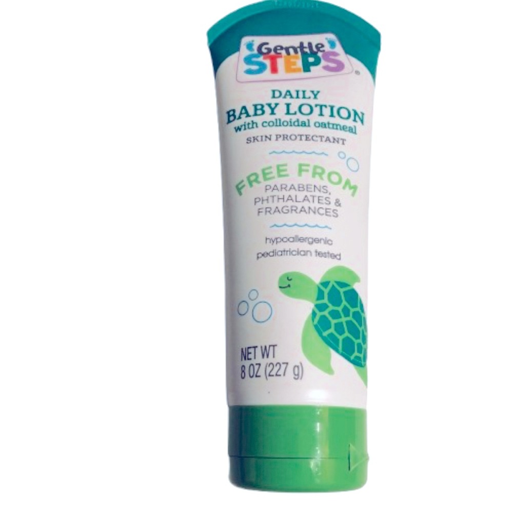 NEW GENTLE STEPS Daily Baby Lotion with colloidal oatmeal Skin Protectant 8oz